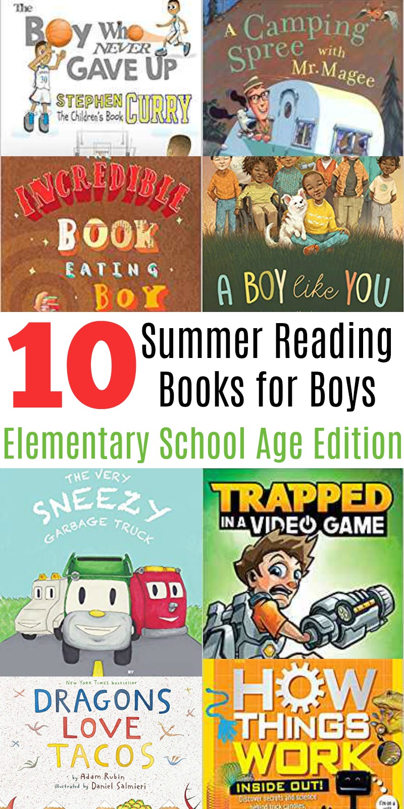 summer reading books for boys
